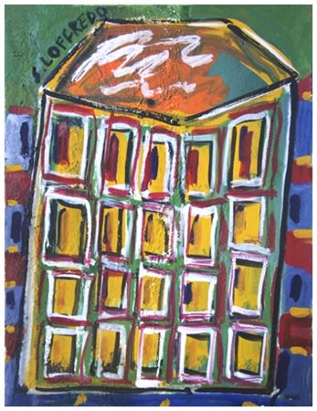 SILVIO LOFFREDO Parigi (Francia) 1920 - Firenze 2013 Senza titolo Olio su...