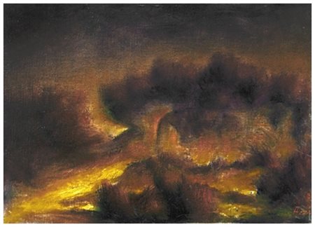 GIOVANNI ACCI Firenze 1910 – Marina di Pietrasanta 1979 Senza titolo Olio su...