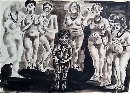 COMENSOLI MARIO Lugano 1922 - Zurigo 1993 "Iniziazione"