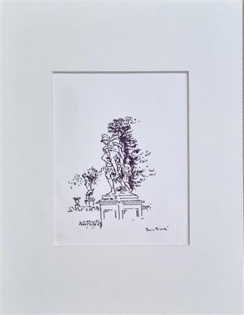 TAMBURI ORFEO Jesi 1910 - Parigi 1994 "Statua del giostrino dell'Tuilleries"