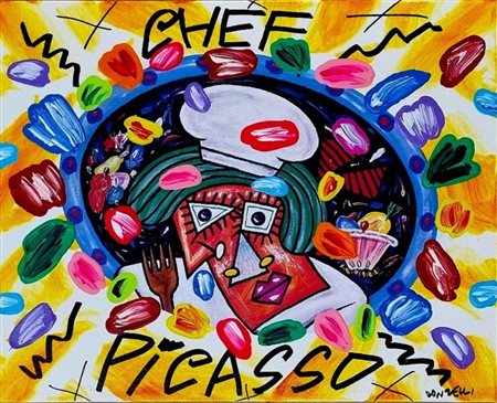 DONZELLI BRUNO Napoli 1941 "Chef Picasso"