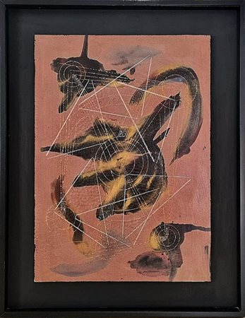 MASTROIANNI UMBERTO Fontana Liri 1910 - Marino 1998 "Dal ciclo per la libertà"
