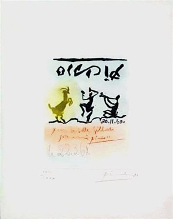 PICASSO PABLO Spagna 1881 - Francia 1973 "Senza titolo"