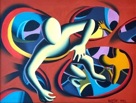 KOSTABI MARK Los Angeles 1960 "Four dimensional chess"