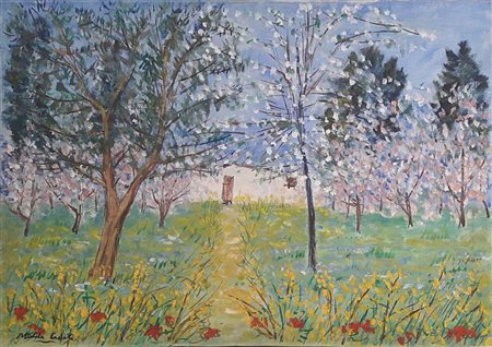 CASCELLA MICHELE Ortona 1892 - Milano 1989 "Campagna pescarese"