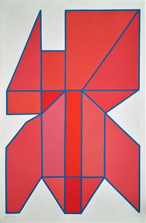 PERILLI ACHILLE Roma 1927 - Orvieto 2021 "L'attruppato"