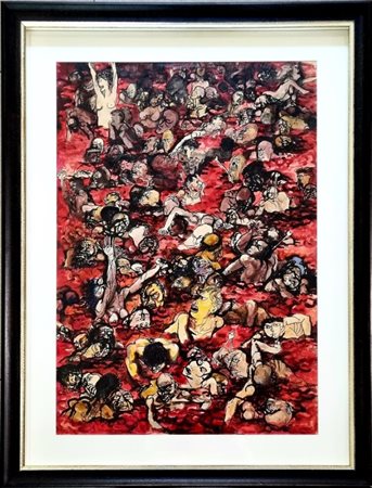 GUTTUSO RENATO Bagheria 1911 - Roma 1987 "Senza titolo"