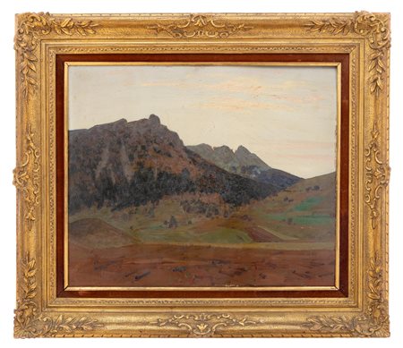 Oreste Albertini - "Tramonto 1941 Moena"