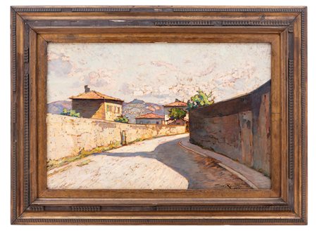 Gino Romiti - "Via di paese 1927"
