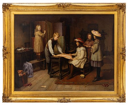 Harry Brooker - "Il giovane Sarto ( giochi di infanzia ) 1907"