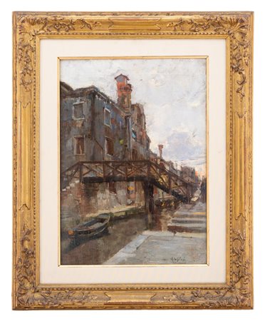 Alessandro Milesi - "Canale Veneziano"