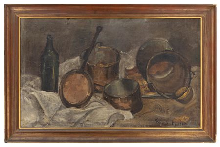 Donato Frisia - "Pentole in rame 1960"