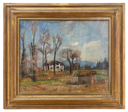 Donato Frisia - "Casale in campagna 1944"