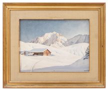 Angelo Abrate - "Le Mont Blanc et les Domes de Miage du Mont d'Arbois"