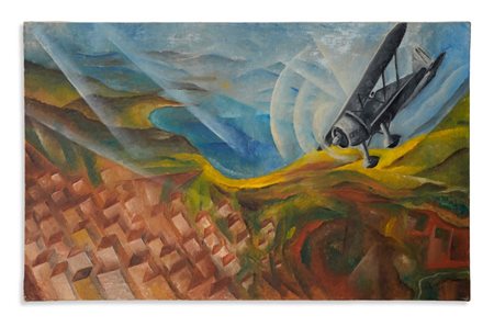 AMBROSI ALFREDO GAURO (1901 - 1945) - VIRATA SUL LAGO .