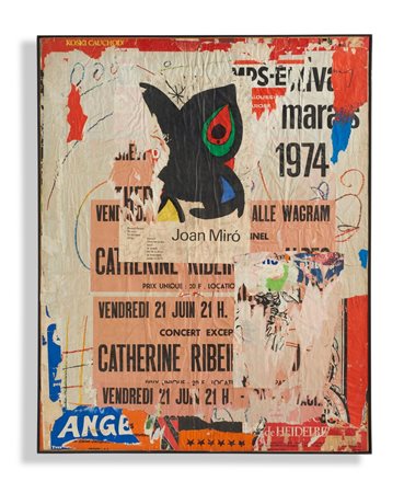 HAINS RAYMOND (1926 - 2005) - HOMMAGE A MIRO'.