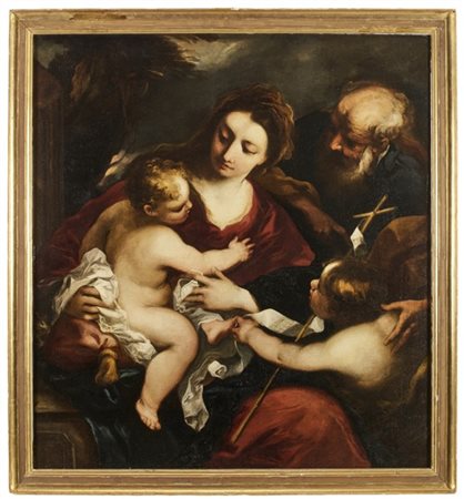 Bottega di Valerio Castello, secolo XVII

"Sacra Famiglia con san Giovannino"
o
