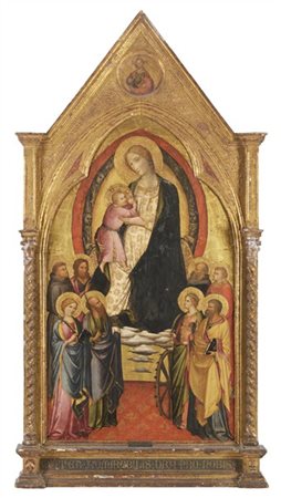 Bicci di Lorenzo (attr.)

"Madonna con Bambino circondata da san Pietro, santa C