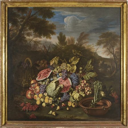 Maestro napoletano dell'inizio del secolo XVIII

"Composizione di frutta in un