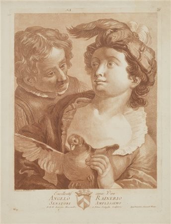 Due incisioni di Innocente Alessandri e Pietro Scattaglia da invenzioni di Fran