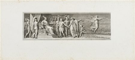 Due acqueforti dai "Fasti di Napoleone" di Andrea Appiani in Palazzo Reale, di