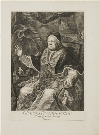 Incisione di Giovanni Battista Piranesi e Domenico Cunego, da un'invenzione di