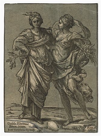 Bartolomeo Coriolano "L'alleanza tra la Pace e l'Abbondanza", da un'invenzione d