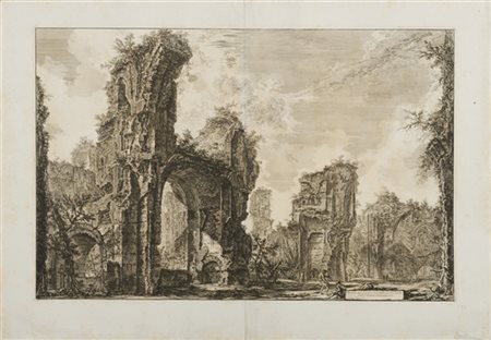 Giovanni Battista Piranesi "Rovine del Sisto, o sia della gran sala delle Terme