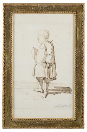 Pier Leone Ghezzi Due disegni raffiguranti "Esponenti del cenacolo del cardinal