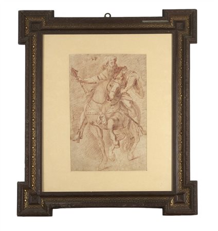 Jean-Baptiste Le Prince (attr.)

"Cavaliere orientale"
sanguigna (mm 370x245 ca.