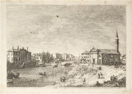 Giovanni Antonio Canal "Al Dolo"
acquaforte (all'impronta mm 300x430)
(difetti)