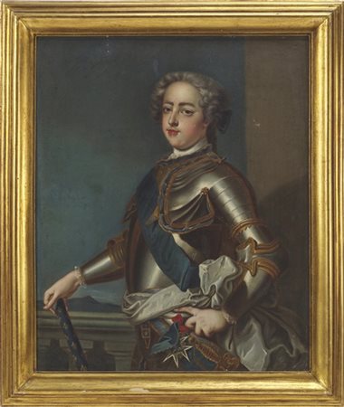 Seguace di Jean-Baptiste van Loo, secolo XVIII-XIX

"Ritratto di Luigi XV di Fr