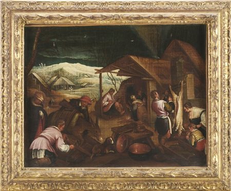 Leandro Bassano (attr.)

Quattro dipinti ad olio su tela raffiguranti "Le Quattr