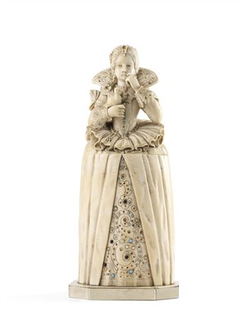 Manifattura francese, probabilmente Dieppe, ultimo quarto del secolo XIX. Vaso