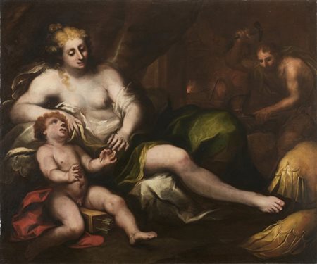 Maestro genovese della metà del secolo XVII

"Venere, Cupido e Vulcano"
olio su