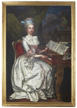 Maestro napoletano della seconda metà del secolo XVIII

"Ritratto di nobildonna