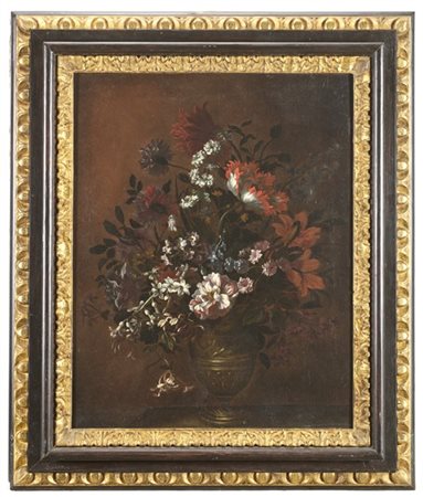 Scuola romana del secolo XVII

"Vaso fiorito"
olio su tela (cm 68x53)
in cornic
