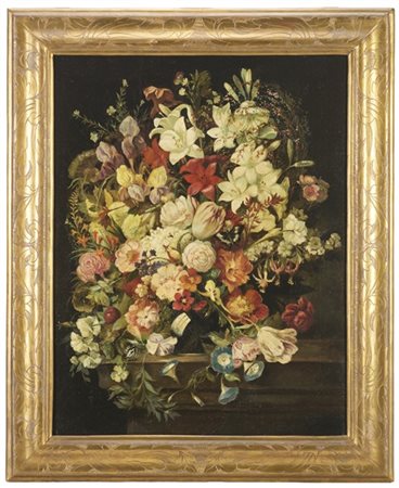Ignoto

"Vaso di fiori"
olio su tela (cm 86x66,5)
in cornice in legno dorato e