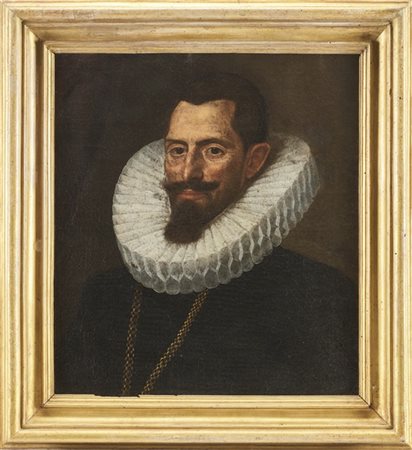 Scuola dell'inizio del secolo XVII

"Ritratto di gentiluomo con gorgiera e cate