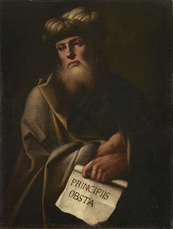 Maestro bergamasco della fine del secolo XVII

"Principiis Obsta (Ovidio)"
olio