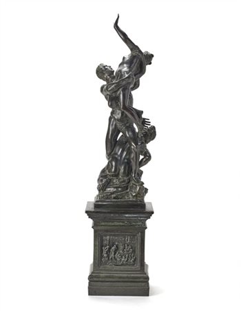 Fonditore del secolo XX. Scultura in bronzo brunito da Giambologna raffigurante