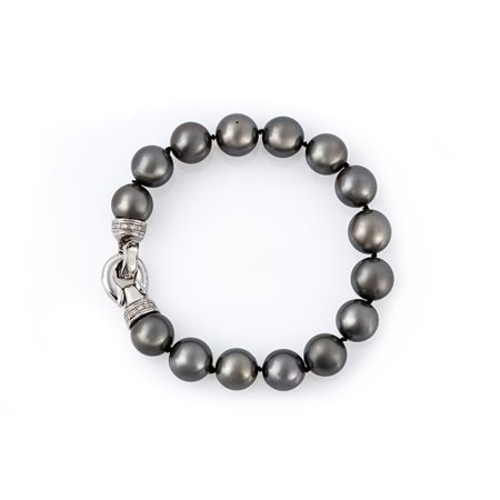Bracciale con Perle Tahiti (Mari del Sud).