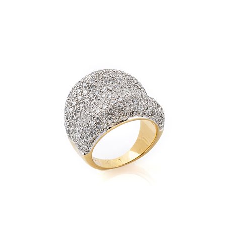 Anello lavorazione Love con Diamanti.