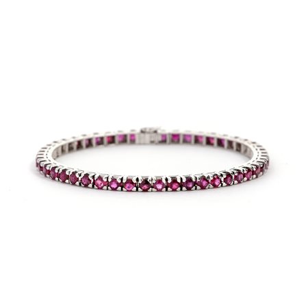 Bracciale tennis con Rubini.