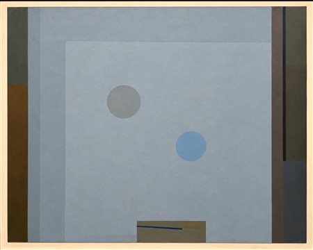 GIOVANNI KOROMPAY, 141,7 X 111,7 cm, ( 1904-1988) Chiaro di luna 1965, olio...