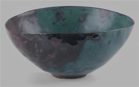 FAUSTO MELOTTI, (1901-1986), 6,9 X 15,3 cm, coppetta 1965 ca Ceramica...