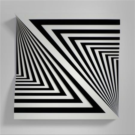 MORANDINI MARCELLO, (1940), 25 X 25 X 6 cm, 551-C, 2009 Multiplo, scultura in...