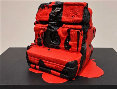 BERNARD AUBERTIN, ( 1934- 2015 ), 41 X 31 cm, Scultura tecnica mista “...