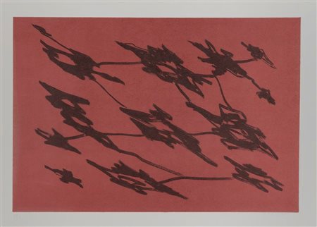 GIULIO TURCATO, (1912-1995), 52 X 37 cm, titolo 3 segni indiretti ,...