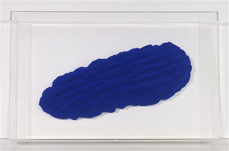 PINO PINELLI, 21 X 50 X 4 cm, ”Pittura BL" Multiplo: floccaggio su materiale...